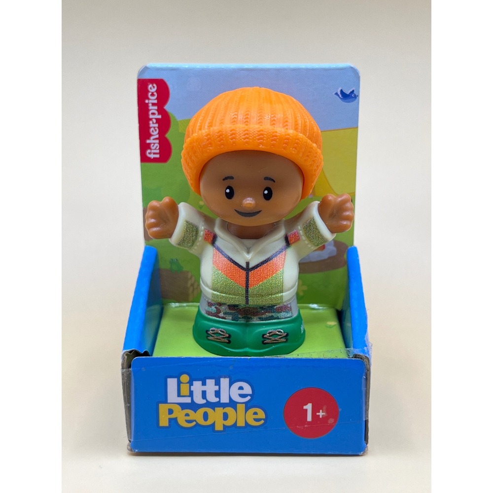 Fisher-Price Little People Figure Toddler Toy Orange New Hiker JFC21 JBD47‎